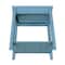 International Concepts Rectangle Narrow End Table, 22 W, 14 L, 25 in H, Wood, Antique Rubbed Ocean Blue OT32-2214 - alternate 9